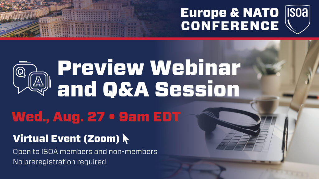 Europe and NATO Conference Preview Webinar