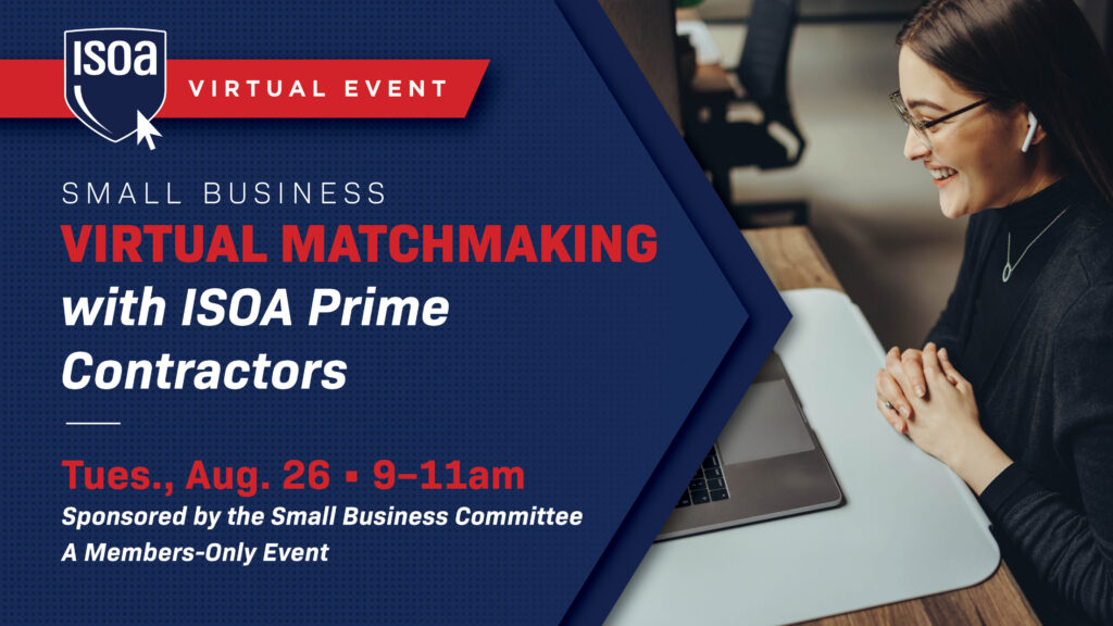 Virtual Matchmaking with ISOA Prime Contractors